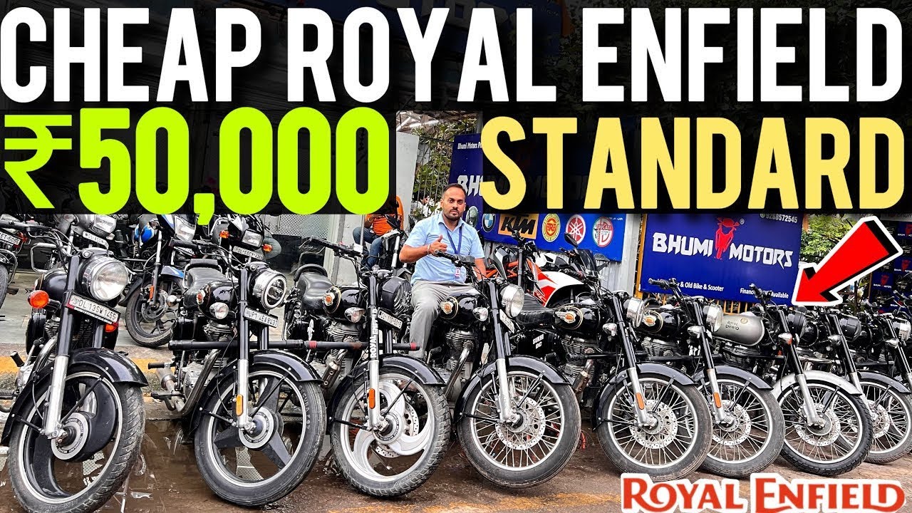 Buy l Royal Enfield Bullet for just Rs 50,000/-Cheapest used bullet bikes market l from Bhumi motors