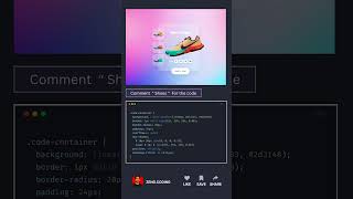 Glassmorphism Product Card 🔥 | Pure HTML CSS & JS