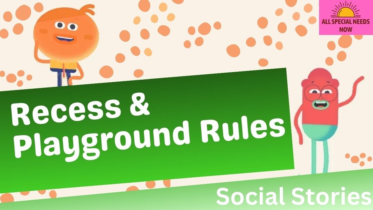 Recess & Playground Rules | Social Story for Kids (Safe Play, Sharing & Taking Turns)