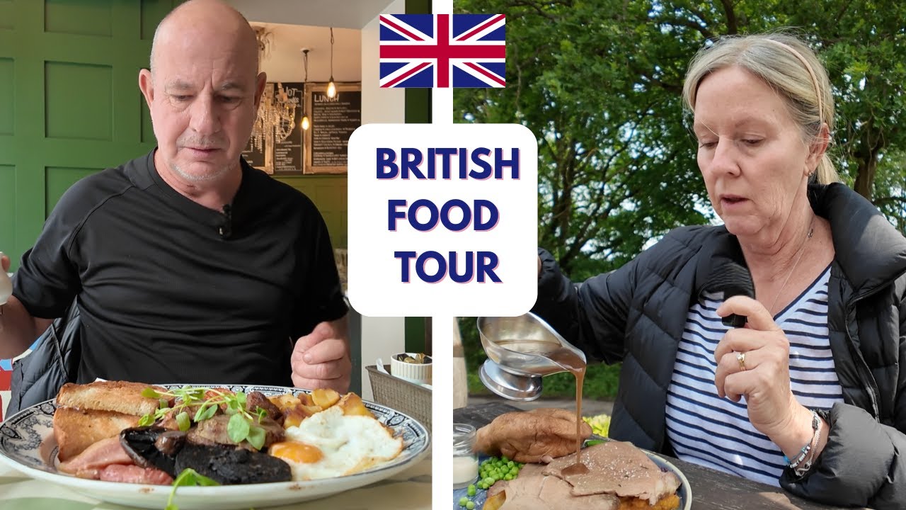 Aussies Take the Great British Food Tour 🇬🇧 From Full English to Curry Night