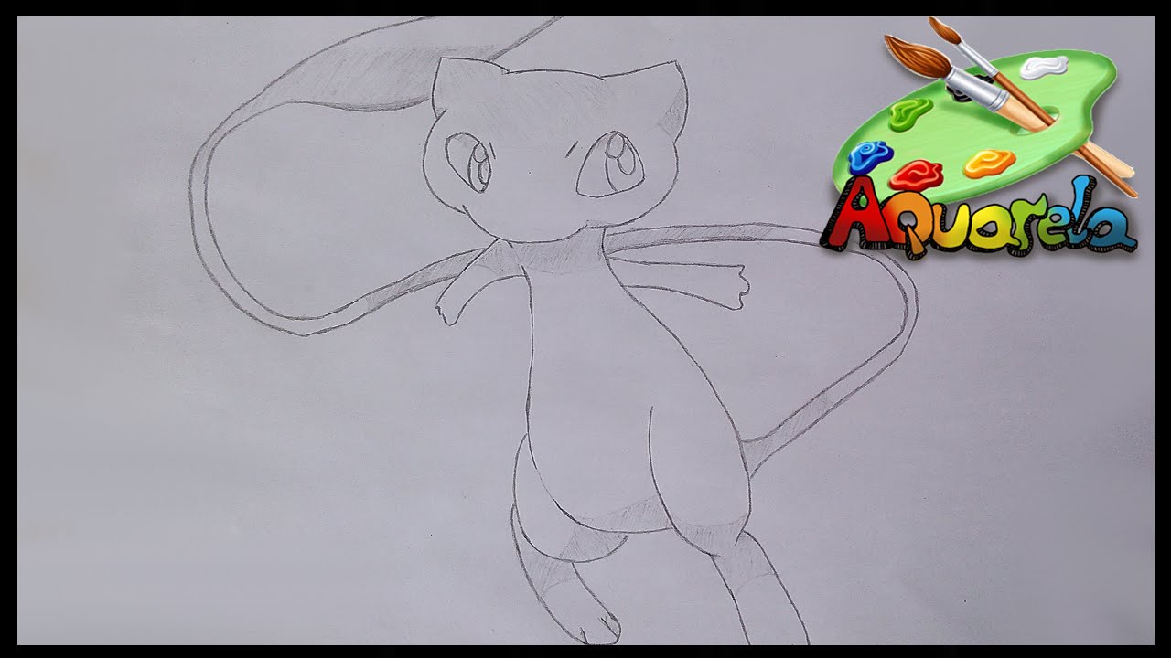 desenhando pokemon lendarios mew youtube