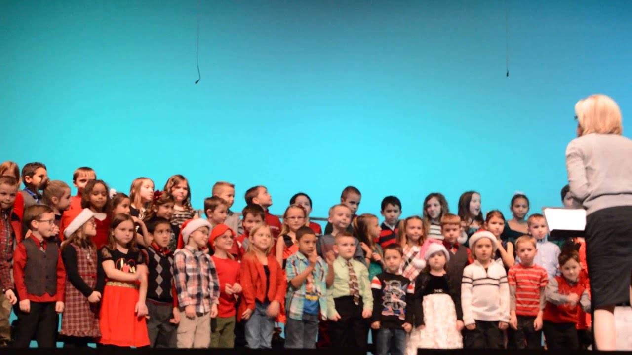 Lane's First Grade Christmas Performance Pt. 3 YouTube