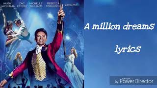 Download Lagu A million dreams lyrics. webm MP3