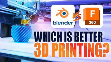 Blender vs Fusion 360 Comparison | Which is Better for 3D Printing? (2025)