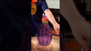 Liquid fire or candy?😱❤️ #shorts #glassblowing #satisfying #pumpkin #art #viral