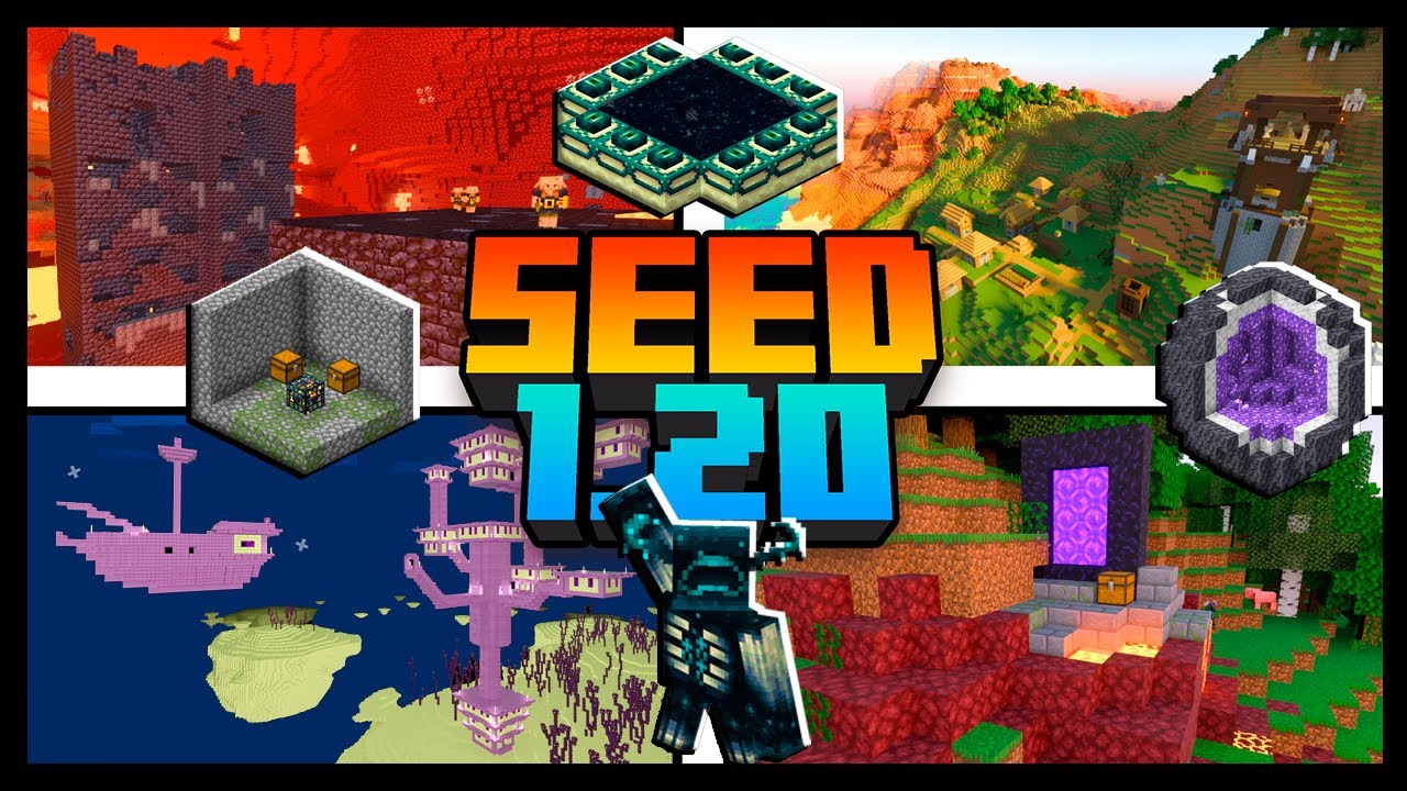 MINECRAFT 1.20 - A MELHOR SEED PARA COMEÇAR A JOGAR (MCPE, Xbox