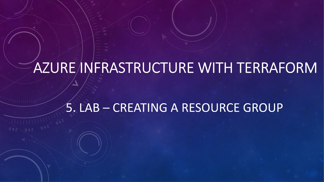 5. Azure Infrastructure with Terraform - Creating a resource group ...