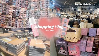 London Shopping Vlog Sanrio, Korean Photo Booth, Muji, Brandy Melville