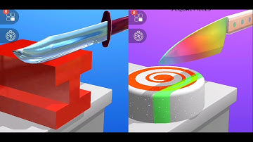 ASMR Slicing Game Relaxing sounds Android iOS Gameplay