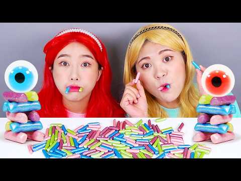 2024112620200122 Straw Mermaid, 20201008 Giant Colored Milk Mukbang 2 Japanese Final Version