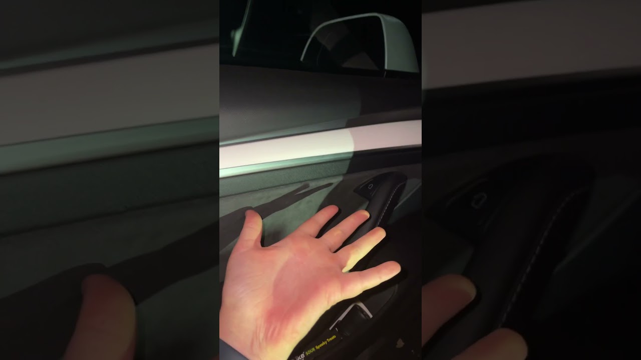 How to open Tesla door from the inside