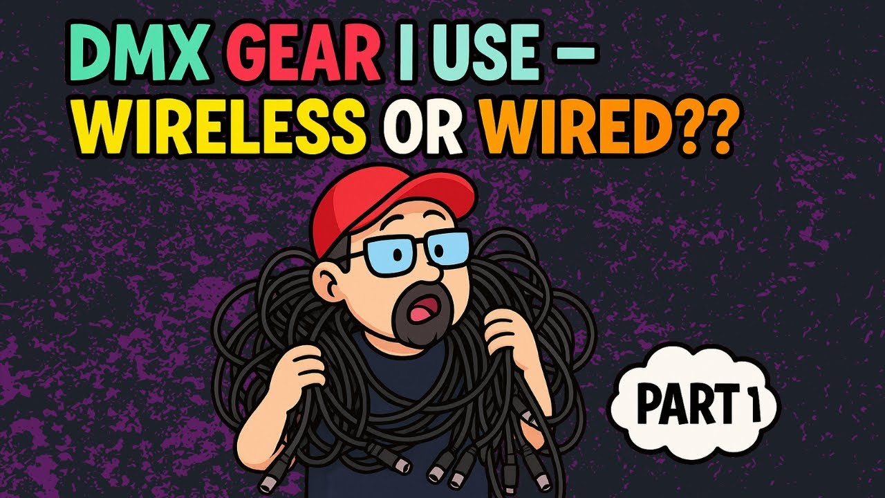 DMX Gear I Use – Wireless or Wired? | Part 1 Lighting Setup Breakdown