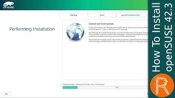 How To Install openSUSE 42.3