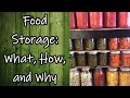 Food Storage: What, How, Why