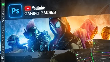 Making a YouTube GAMING Banner Using Photoshop!