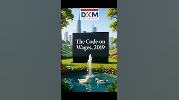The Code on Wages, 2019 English #dkmonline #shorts