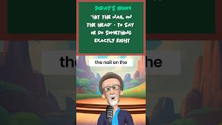 Thumbnail Hit the Nail on the Head! Funny Idiom Explained by Mr. Harold Hints