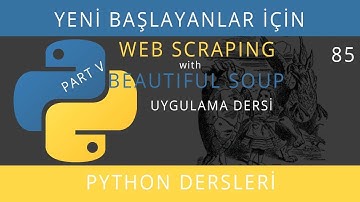 Yeni Başlayanlar İçin Python(3.8.0) Dersleri - Ders 85
