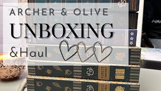 Archer & Olive Fall 2025 Haul and Unboxing