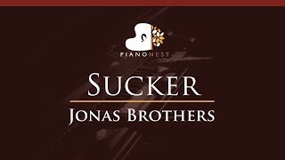 Jonas Brothers - Sucker - HIGHER Key (Piano Karaoke / Sing Along)