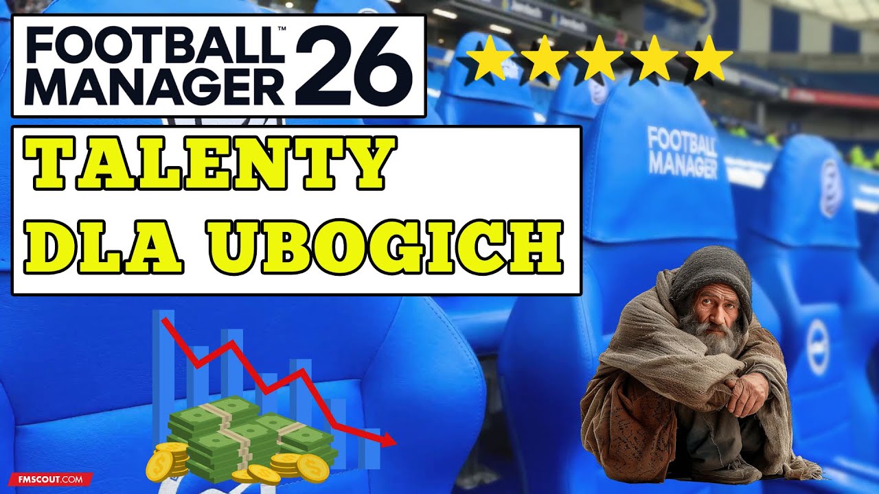 Największe TALENTY dla bidoków - Football Manager 26