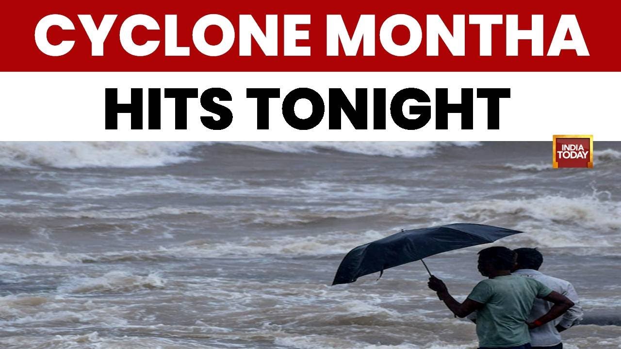 Cyclone Montha Fury: Red Alert in Andhra, Odisha; Landfall Tonight Near Kakinada | India Today News