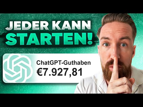 SCHNELL: Nutze CHATGPT um Geld zu verdienen | Print-On-Demand Tutorial