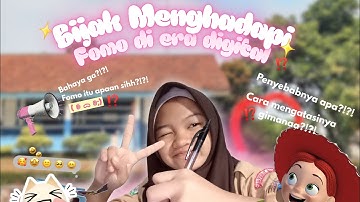 Tugas Vlog Informatika (Fomo: Takut ketinggalan trend di dunia digital). Bijak menghadapi fomo