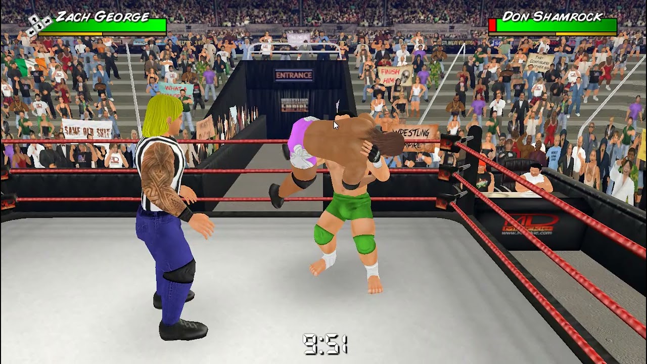 Don Shamrock vs Luke Perry