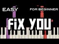 FIX YOU - COLDPLAY | SLOW &amp; EASY PIANO