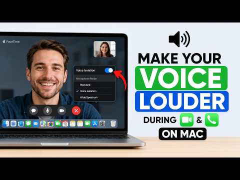 How to Make Your Voice Louder During FaceTime and Calls on Mac