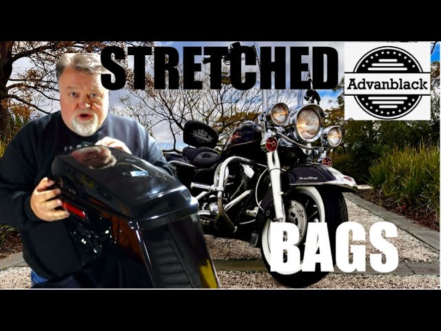 AdvanBlack stretched bags for trade  Harley Davidson Forums