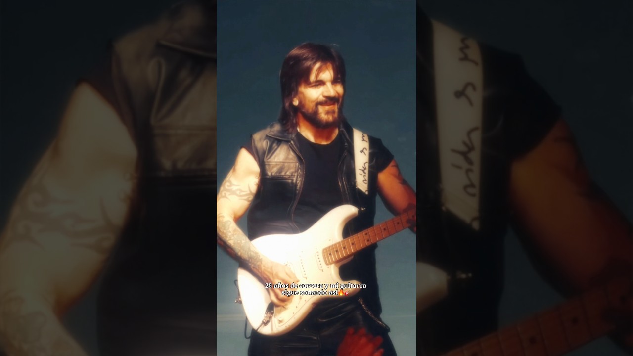25 años de carrera y mi guitarra sigue sonando así🎸🔥