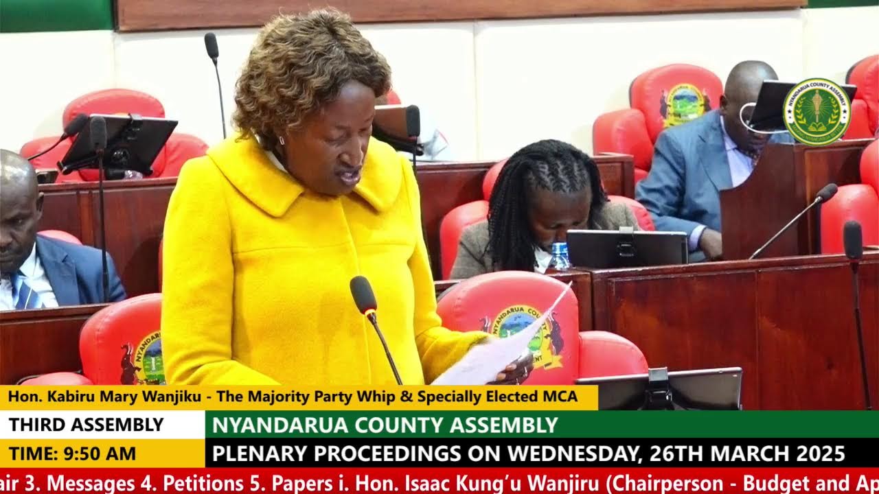 NYANDARUA COUNTY ASSEMBLY - YouTube
