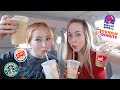 sisters try fast food iced coffee (a taste test)
