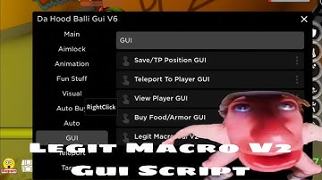 *FE* Legit Macro V2 Gui Roblox Script Hack | Fluxus / Hydrogen / Delta / Arceus X