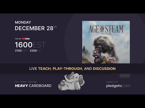 Age of Steam: Hungary 4p Teaching, Play-through, & Round table by Heavy Cardboard