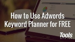 How to Use Google Adwords Keyword Planner for FREE in 2017 (no credit card required) 