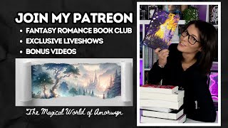 Patreon Announcement 📚🎉// Discover Amorwyn: A Book Club for Fantasy Romance Readers! 💖