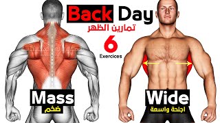 How To Build Your Back Workout (6 Effective Exercises) - تمارين الظهر