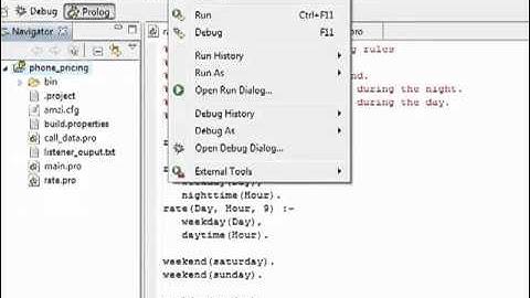 Amzi! Prolog Source Code Debugger in Eclipse