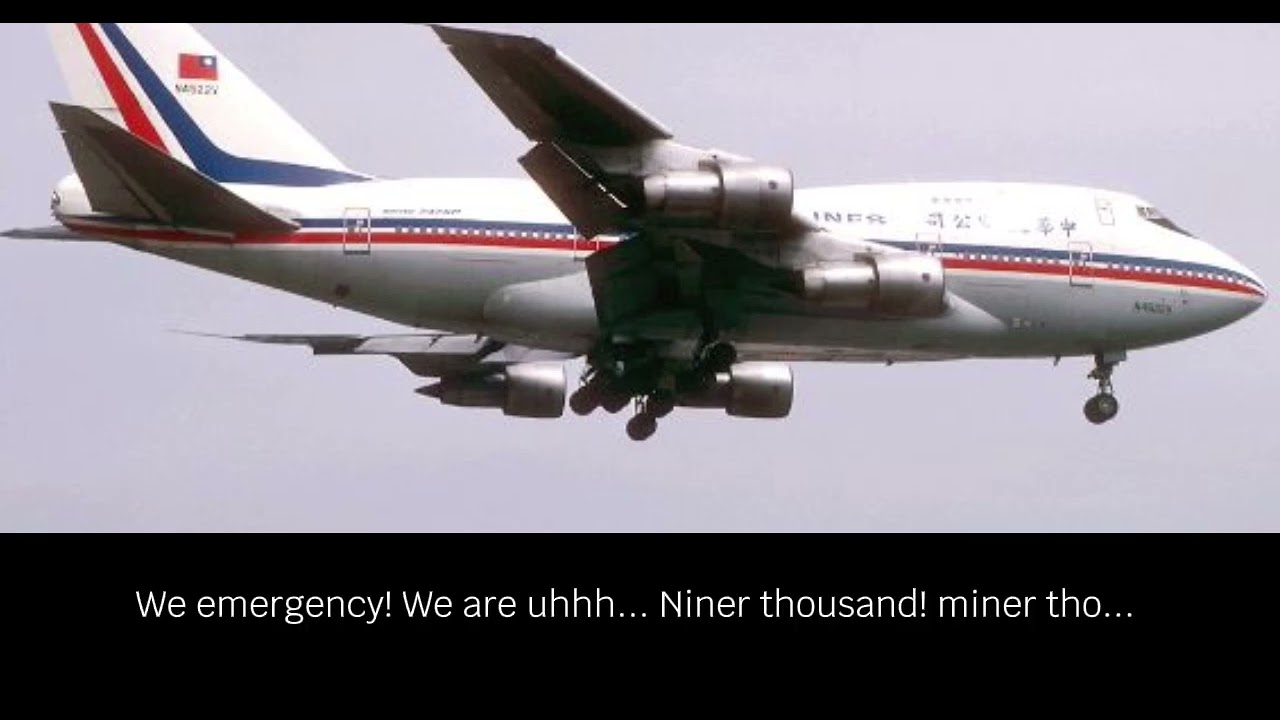 China airlines flight 006 CVR/ATC recording! 