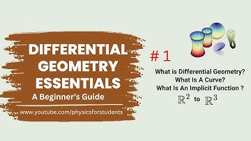 Introduction to Differential Geometry | Differential Geometry for Beginners | Differential Geometry