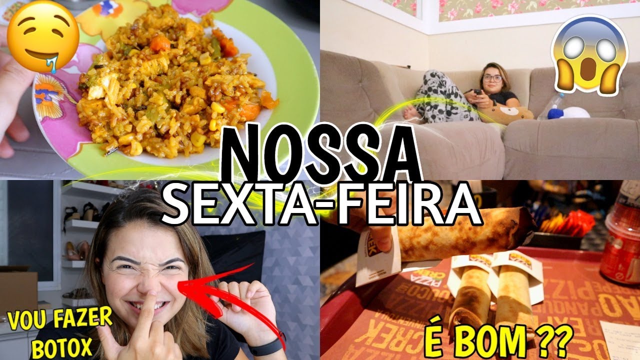 FIZ GALINHADA SAUDÁVEL, ASSISTI UM FILME CHOCANTE, VOU FAZER BOTOX E PIZZA CREK ♥ - Bruna Paula