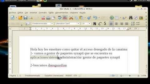 como quitar el acceso denegado de la canaima