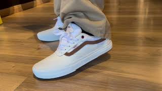 LANÇAMENTO - VANS SKATE KYLE WALKER PRO LEATHER WHITE RED