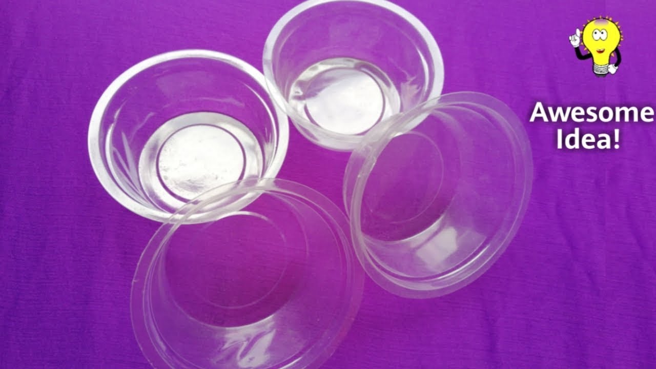 Best Out Of Waste Disposable Bowls Flower Pot With Waste Material