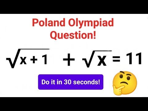 Can you solve this Polands Olympiad question?#fastandeasymaths #math #mathematics #olympiad #viral