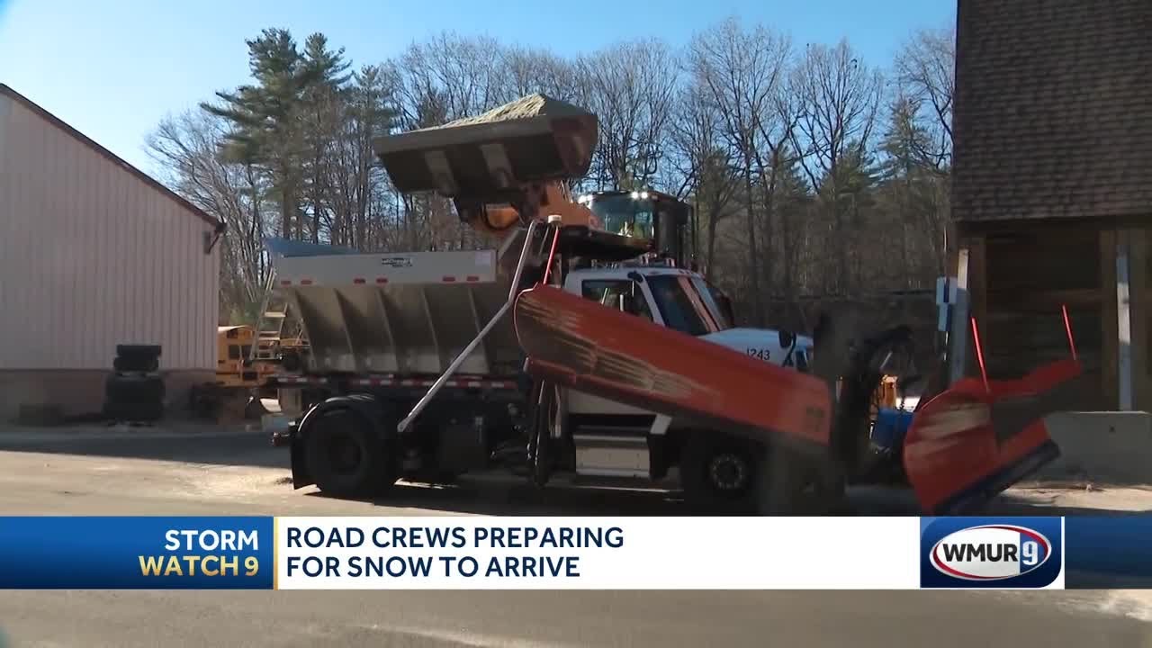 Road crews preparing for snow to arrive - YouTube