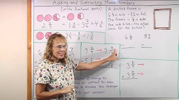 Adding and subtracting mixed numbers